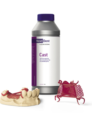 NextDent Cast / Purple - spalitelný materiál